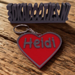 hart sleutelhanger