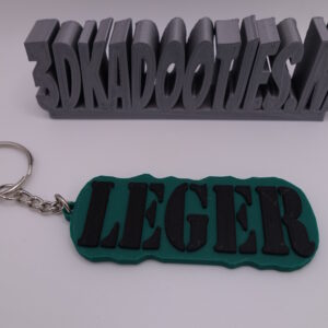 Sleutelhanger met naam - Leger