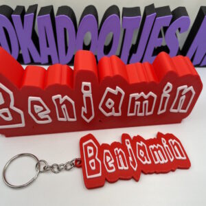 Roblox cadeauset Naambord staand en sleutelhanger