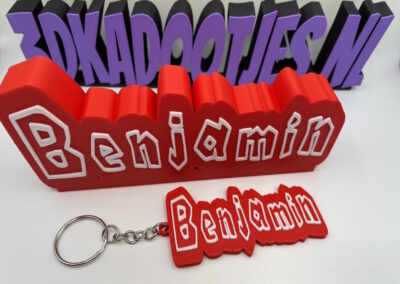 Roblox cadeauset Naambord staand en sleutelhanger